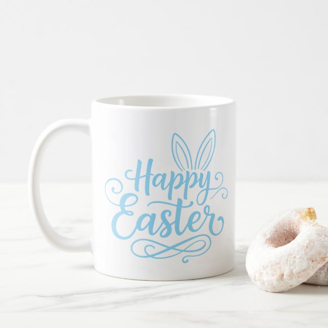 Påskharen  kaffemugg (Med munk)