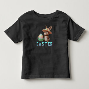 Påskharen med ägg barn t shirt