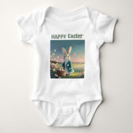 Påskharen med påskägg Glad påsk T Shirt