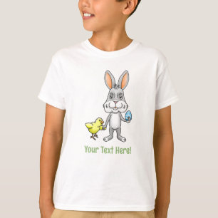 Påskharen och den lilla gula kycklingen t shirt