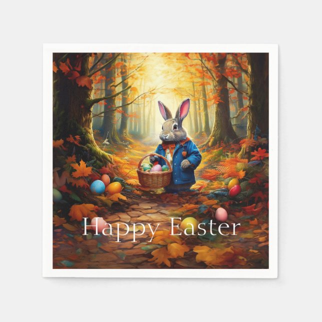 Påskharen Pappersservett (Framsidan)