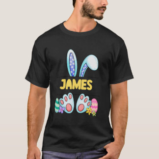 Påskharen Personlig Anpassad Pojkar Namn T Shirt