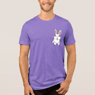 Påskharen T-shirt ficka kanin skjorta