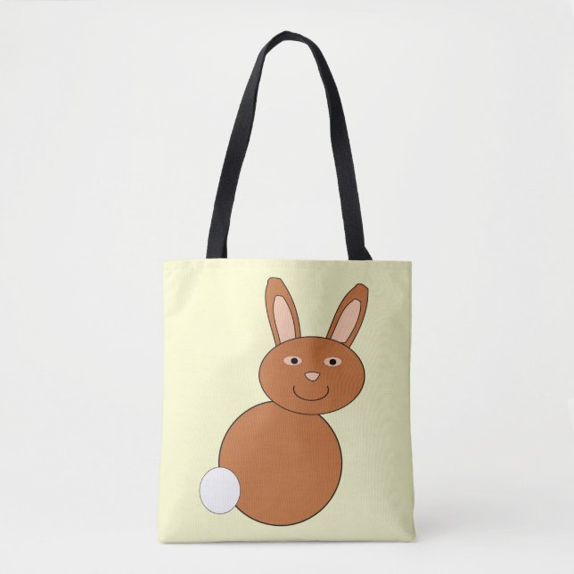 Påskharen Totebag Tygkasse (Framsida)