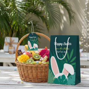 Påskharen Tropical Jungle presentpåse