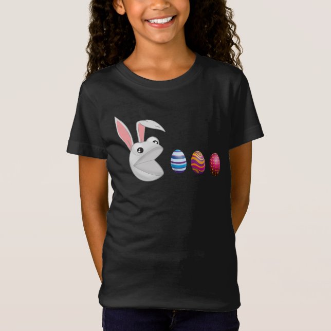Påskharens äggsökning t shirt (Framsida)