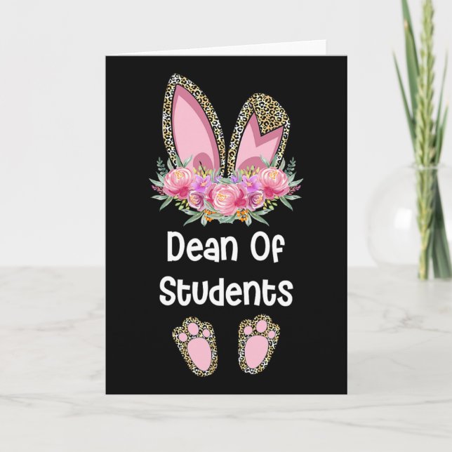 Påskharens Skola Kaninlag, Leopard Dean Av S Kort (Framsida)