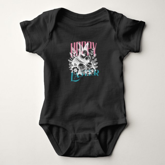 Påskharestämpel med humle t shirt (Framsida)