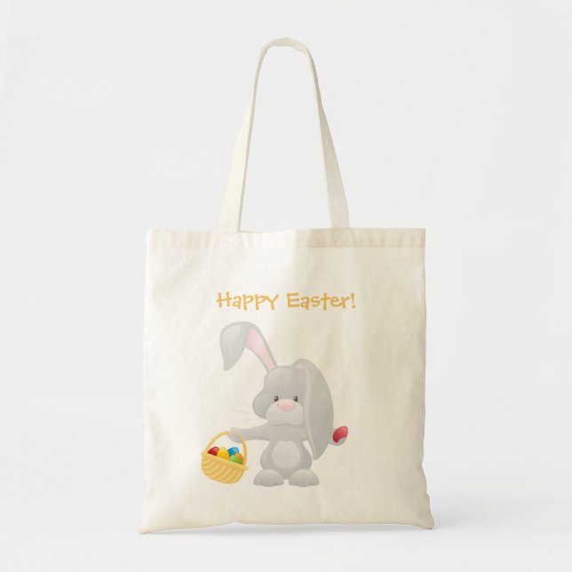 Påskharetote bags tygkasse (Framsidan)