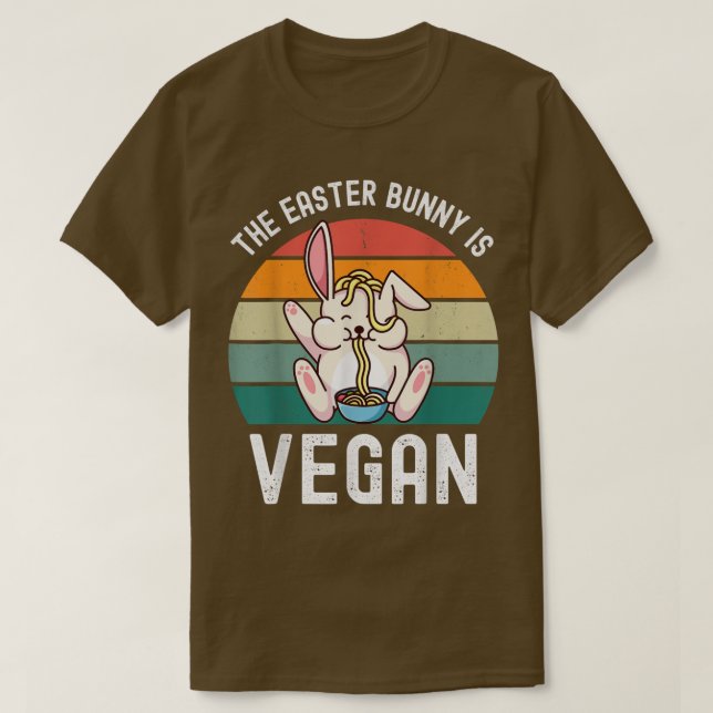 Påskharn är Vegan Påsk Tee for Vegans Ve (Design framsida)