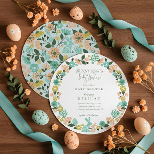 Påskharn Baby Shower Bow vår Wildblomma Julkort