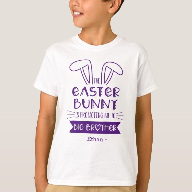 Påskharn befordrar mig till storebror t shirt (Framsida)