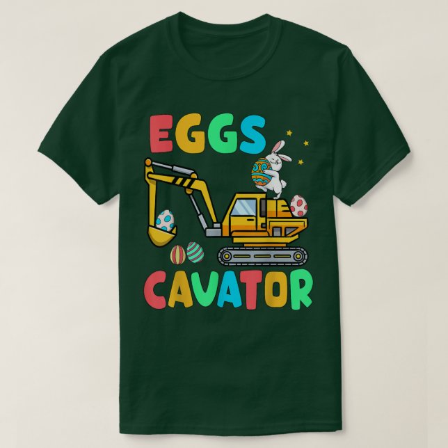 Påskharn Ecavator Påsk Kids Tod T Shirt (Design framsida)