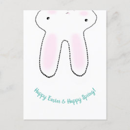 Påskharn Glad påsk Lycklig Vår söt lustig Vykort