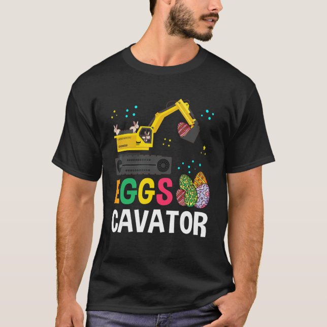 Påskharn Påskägg Cavator Bugger T Shirt (Framsida)