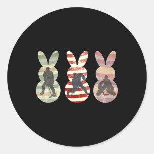 Påskharn Rabbits Easte från den funktionella Ice H Runt Klistermärke