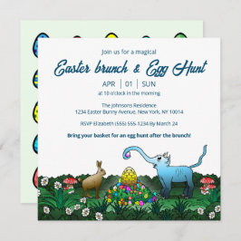 Påskharn samlar in Påskägg Inbjudningar