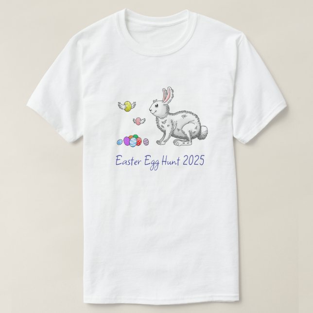 Påskharns Egg Hunt T Shirt (Design framsida)