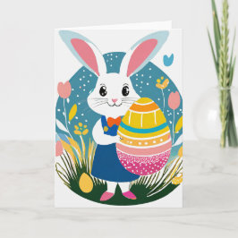 Påskharns hälsningskort helgkort