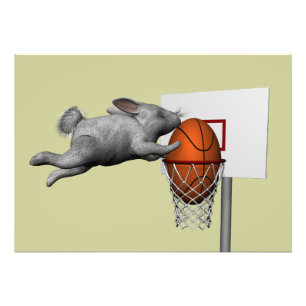 Påskharns Perfekt Slam dunk Fototryck