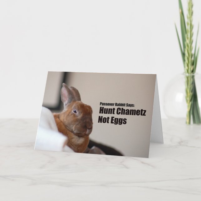 Påskhögtidkaninnågot att säga: kort (Framsida)