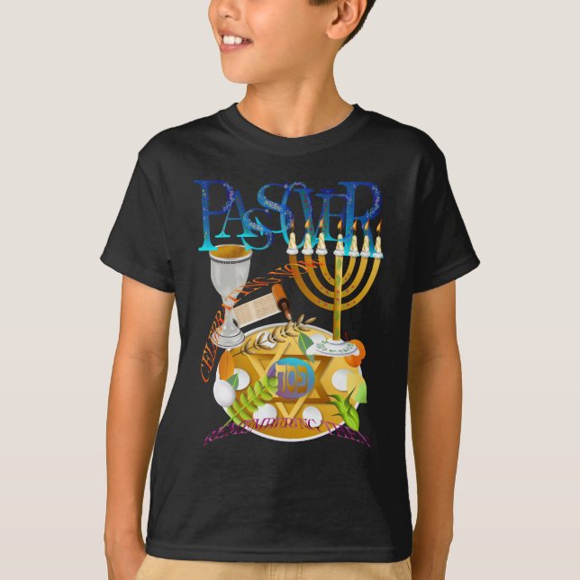 PåskhögtidSeder skjortor T-shirt (Framsida)