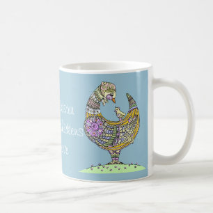 Påskhöna och chickmug. kaffemugg