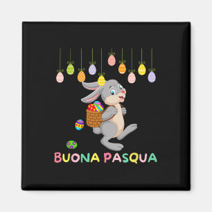 Påskjakt dag italiensk glad påsk Italien påsk Buo Magnet
