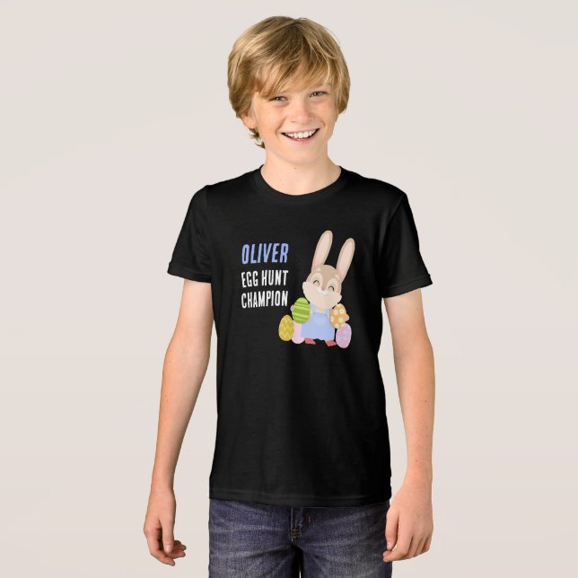 Påskjaktmästare Söt Påskhare T Shirt (Framsida Full)