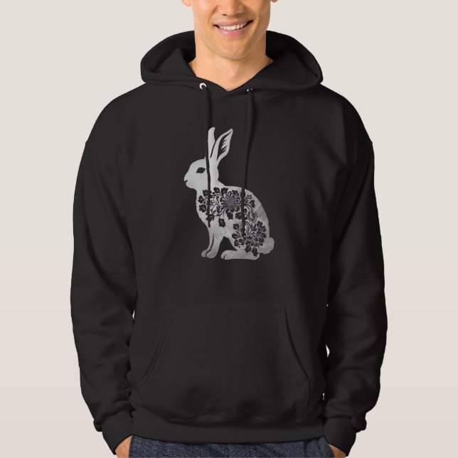 Påskkanin Hoodie (Framsida)