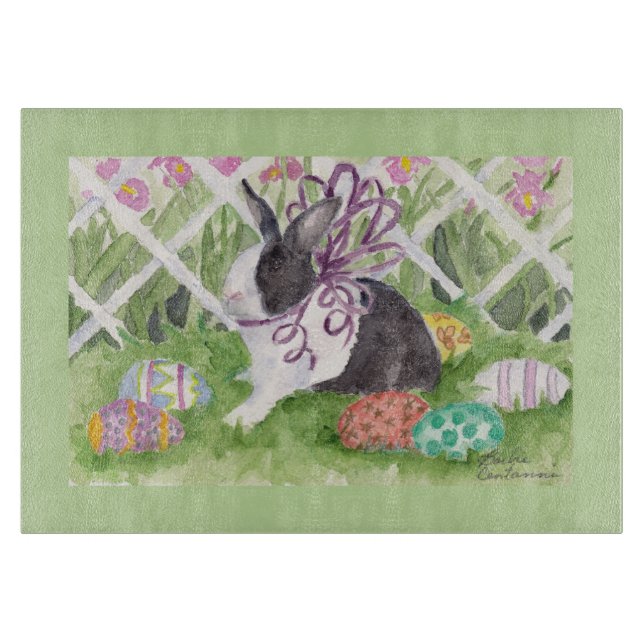 Påskkanin och äggskärbräda (Framsidan)