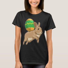 Påskkanin ridande påskägg t shirt
