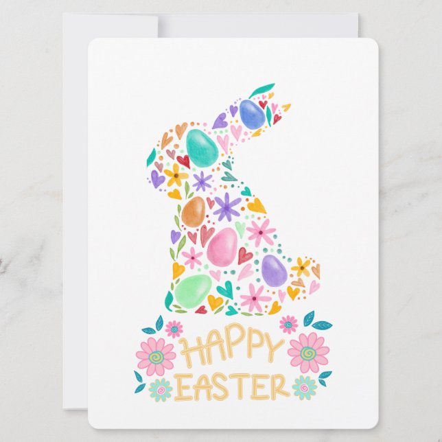 Påskkaninen Julkort (Framsida)