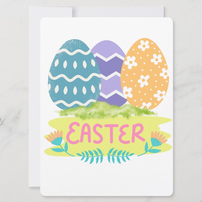 Påskkaninen Julkort (Framsida)