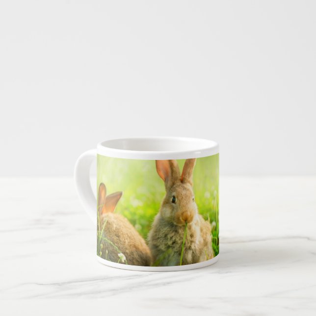 Påskkaniner Espressomugg (Framsida vänster)