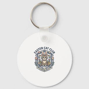 Påskkatt Kattgrafisk Tee Art - Påskkattklubb_1 Nyckelring