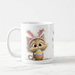 Påskkattsmugg med texten Some Bunny Loves You Kaffemugg