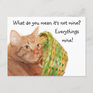 Påskkattunge Helg Vykort