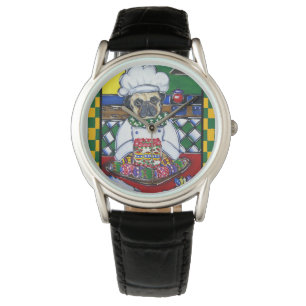 Påskkock Pug Armbandsur