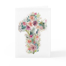Påskkors med blommor