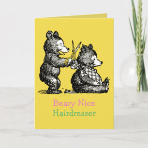 Påskkort för frisören - Beary Nice Helgkort