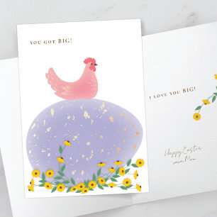 Påskkort från mamma till vuxet barn kort