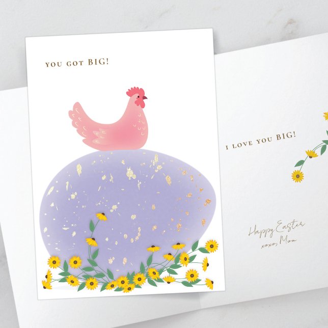Påskkort från mamma till vuxet barn kort (Skapare uppladdad)