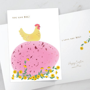 Påskkort från mamma till vuxet barn kort