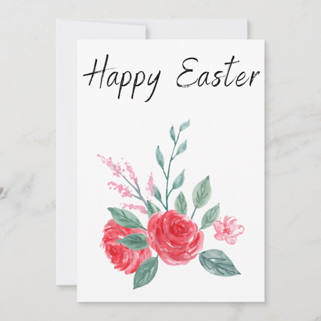 Påskkortpaket - Påskkanin och kyckling Julkort (Framsida)