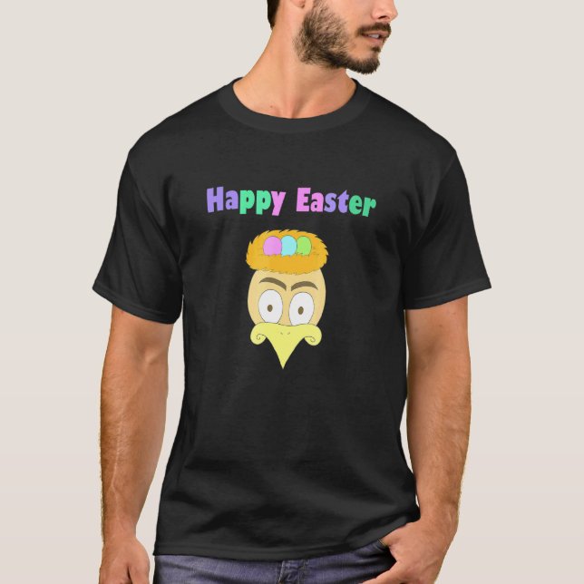 Påskkyckling fågelbo t shirt (Framsida)