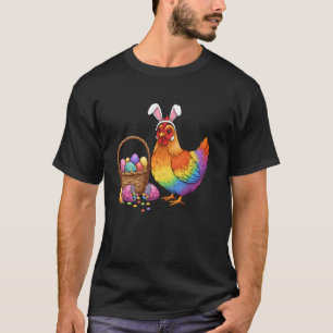 Påskkyckling Kaninöron Ägg Grafisk Män Kvinnor K T Shirt