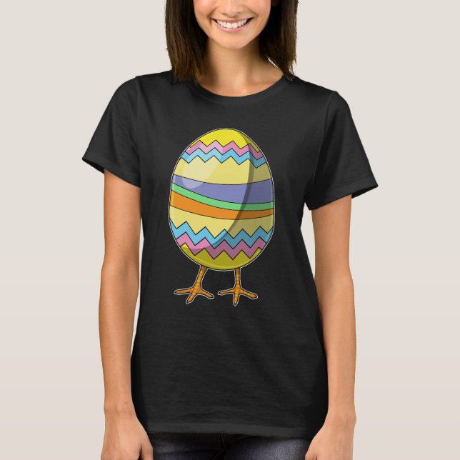 Påskkyckling påskägg t shirt (Framsida)