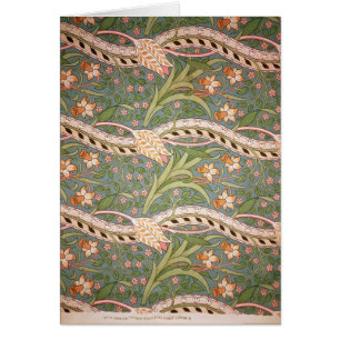 Påsklilja Chintz', 1875 Hälsningskort