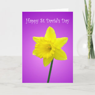 Påsklilja för dag för St Davids walesisk Kort